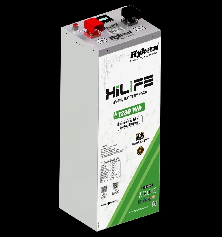 Hykon HiLIFE 12.8V 100Ah LiFePO4 Battery