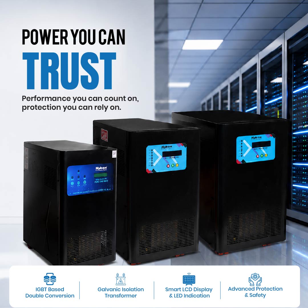 HM SERIES 6KVA-60KVA 1PH-1PH/3PH-1PH/3PH-3PH MODULAR UPS